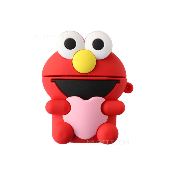 elmo with heart AirPods case - Milottie