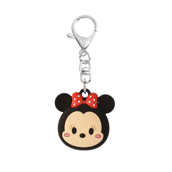 Minnie Head AirTag Case Key Chain
