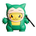 Pikachu in Snorlax Costume Pokemon Apple Airpods Case - Lottemi