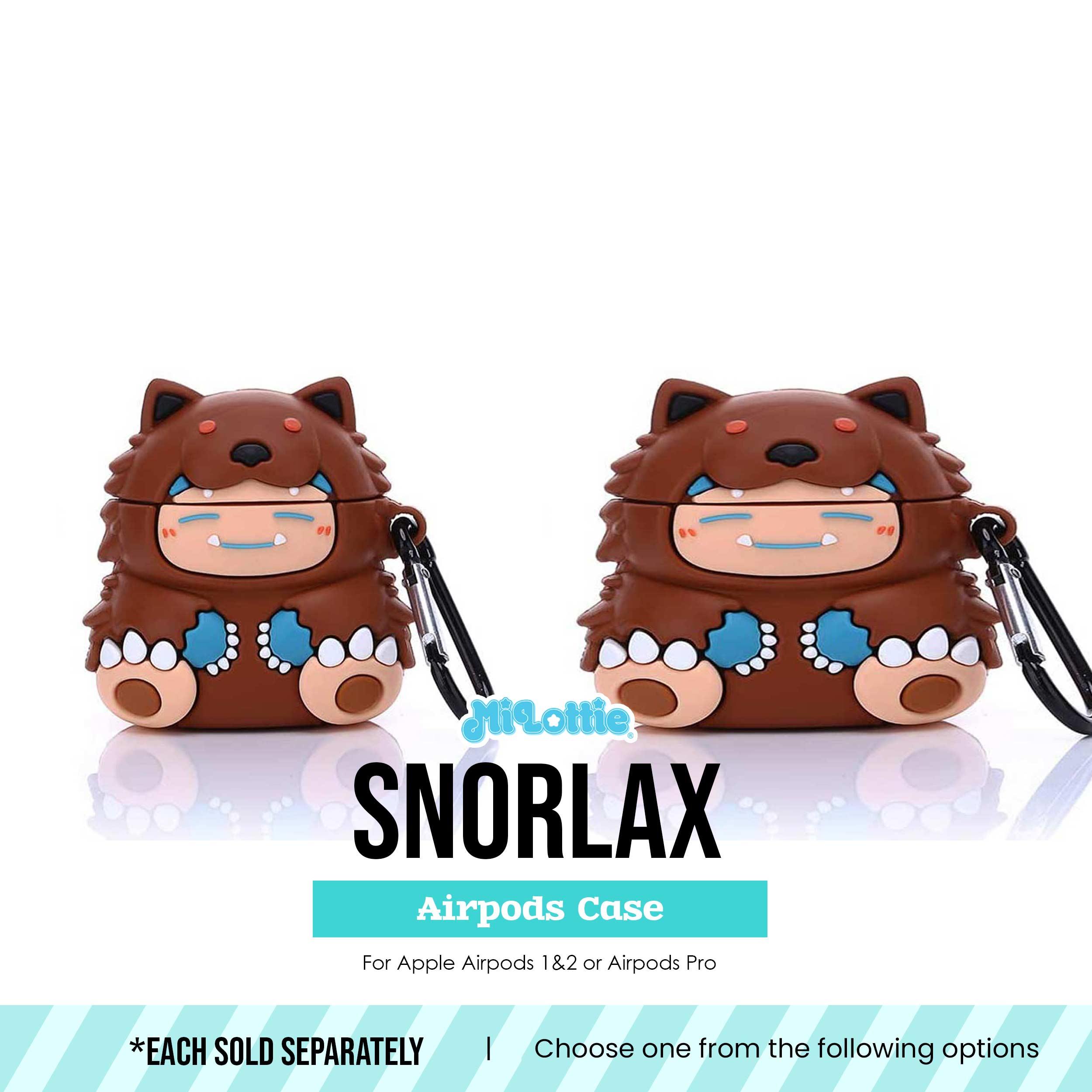 Snorlax in Bear Costume Pokemon Airpods & AirPods Pro Case - MiLottie