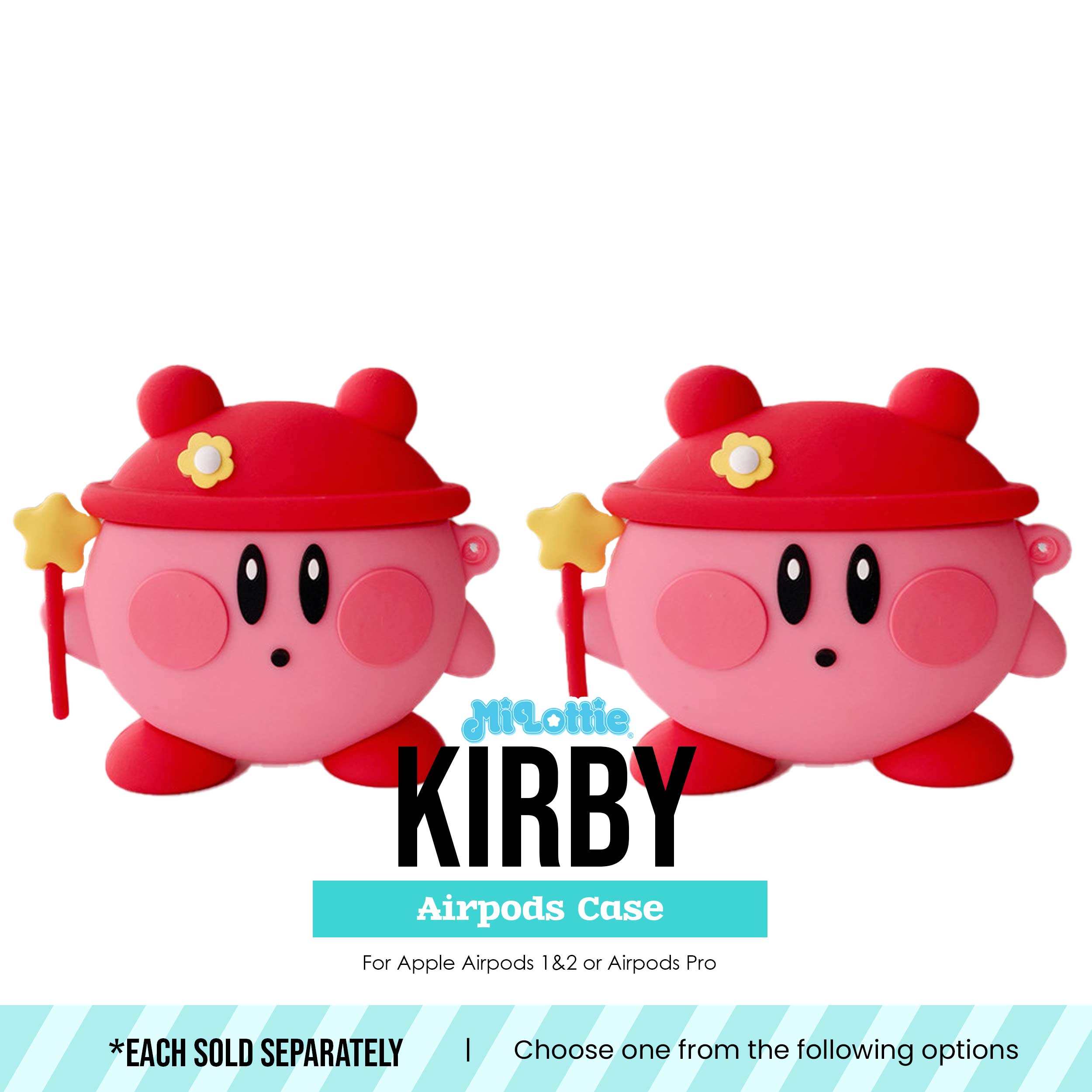 Kirby Star Wand Airpods & Airpods Pro Case