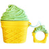 White Ice Cream Cone Apple Airpods Case - Lottemi
