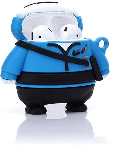 Snorlax sporting clothes airpods case - milottie