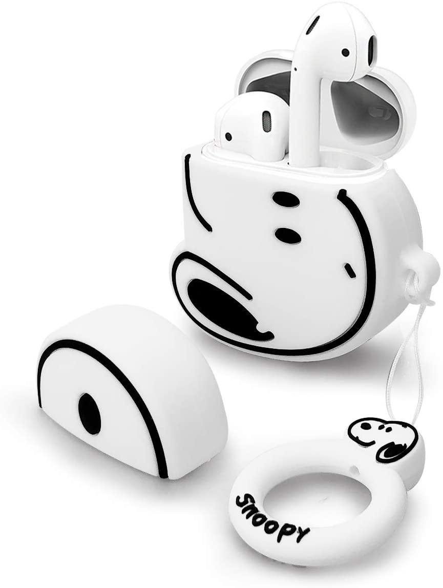Snoopy Head Apple Airpods Case - Lottemi