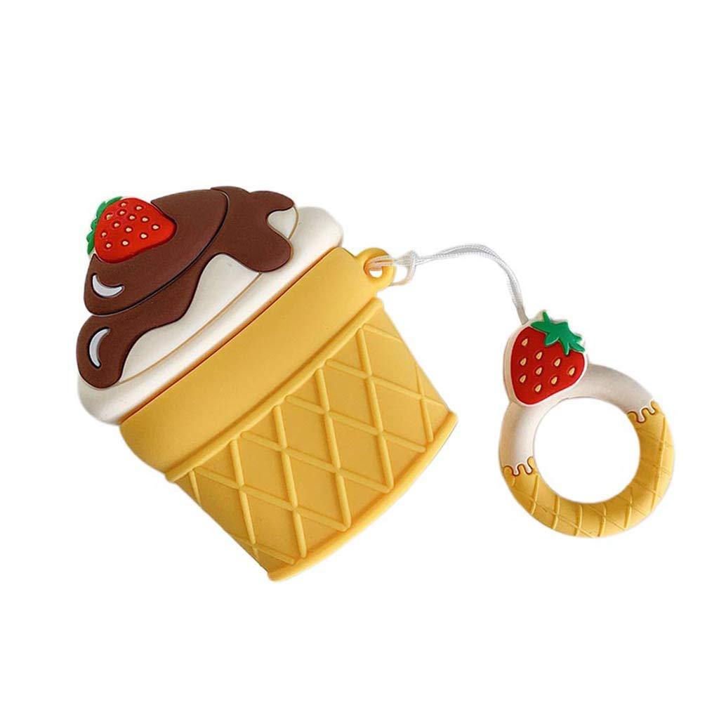 Strawberry Ice Cream Apple Airpods Case - Lottemi