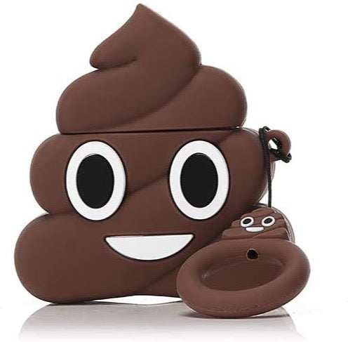 Poop emoji AirPods case - Milottie