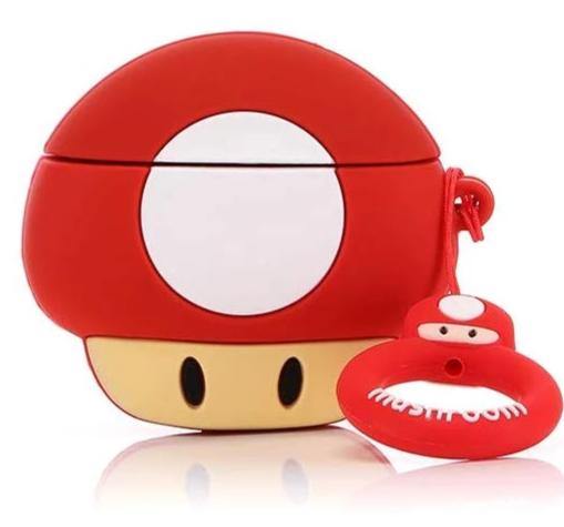 Super Mushroom Super Mario Apple Airpods Case - Lottemi
