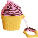 White Ice Cream Cone Apple Airpods Case - Lottemi