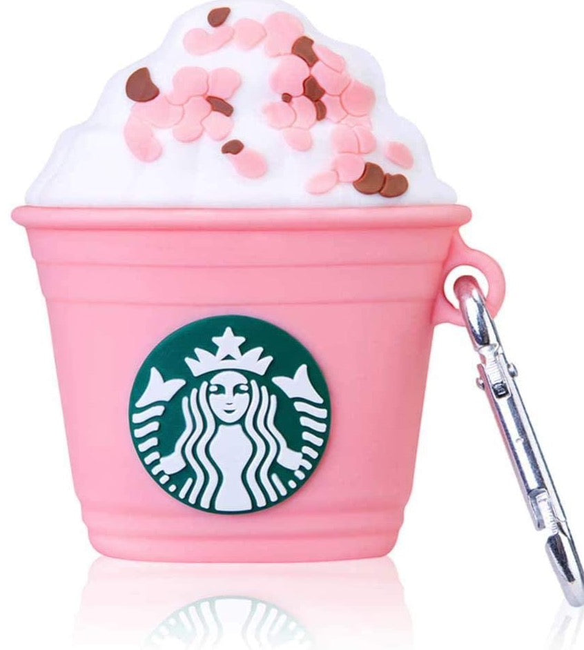 Pink Starbucks AirPods 1/2 case - Milottie