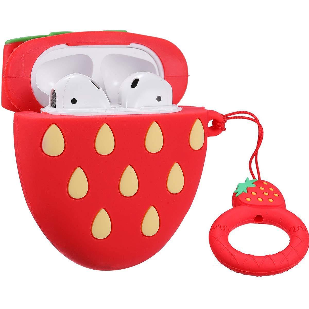 Strawberry Apple Airpods Case - Lottemi
