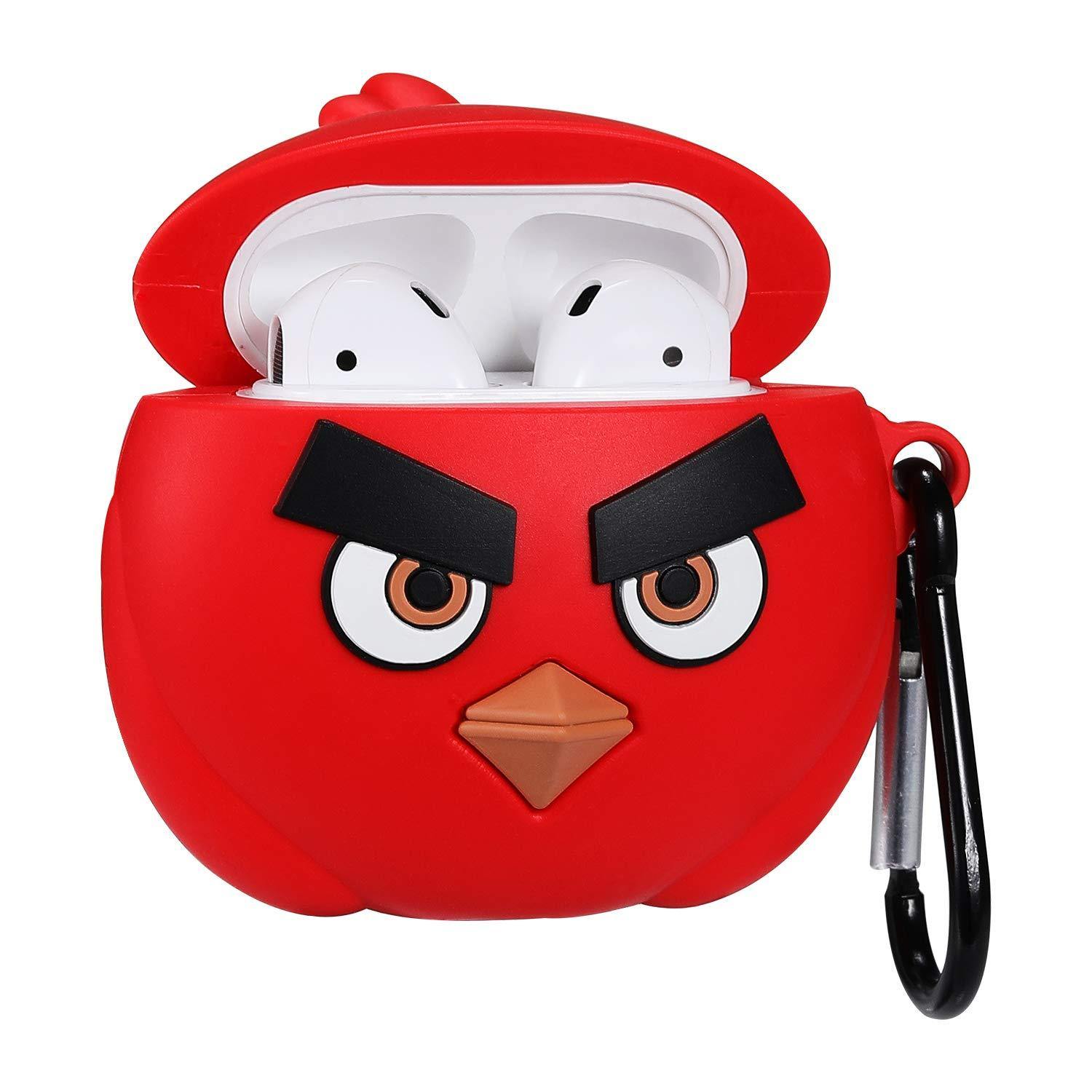 Red Angry Bird Apple Airpods Case - Lottemi