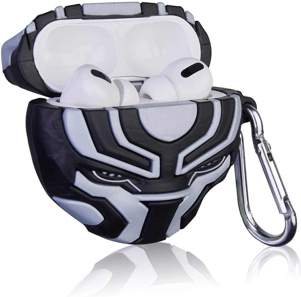 Black Panther Mask Airpods Case-5