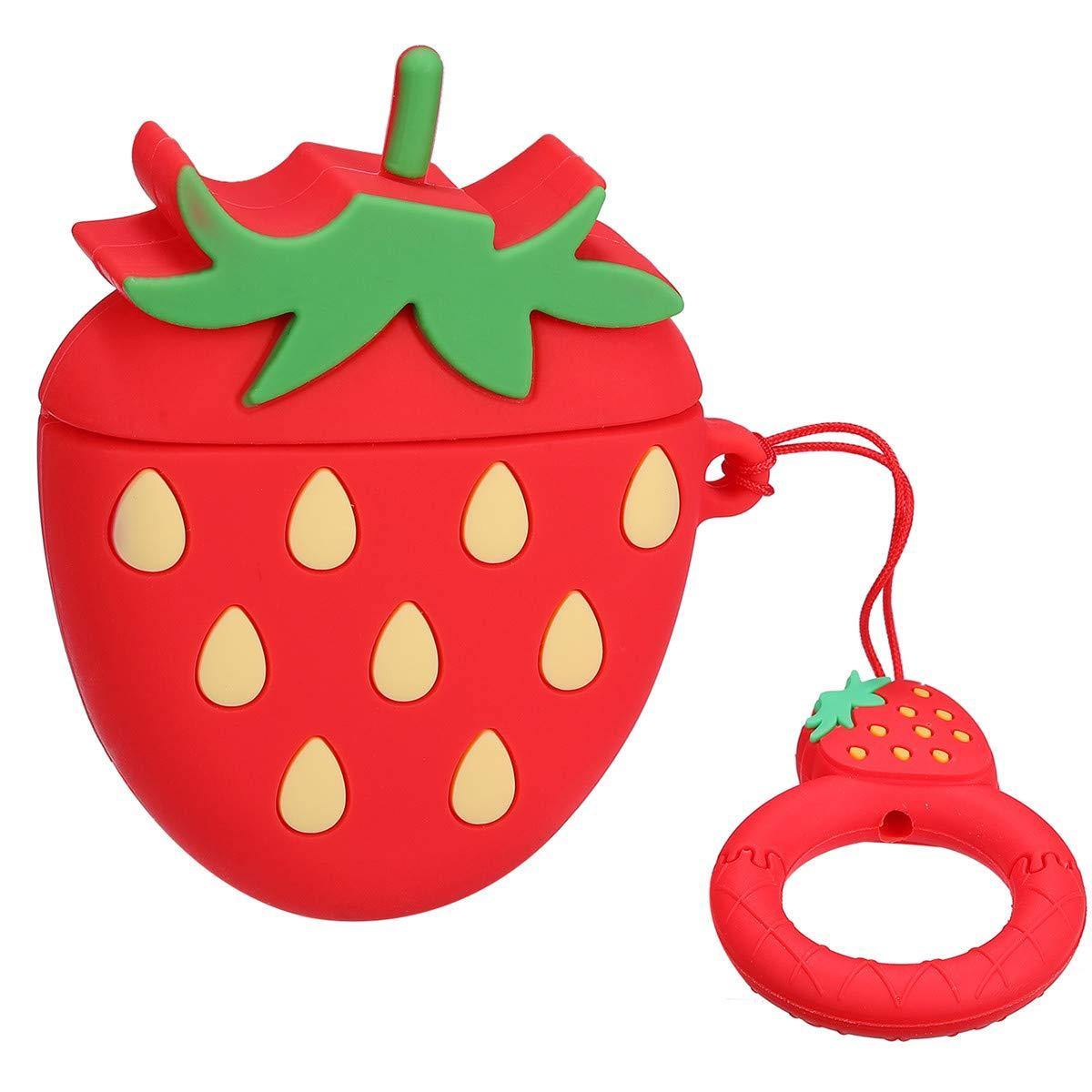 Strawberry Apple Airpods Case - Lottemi