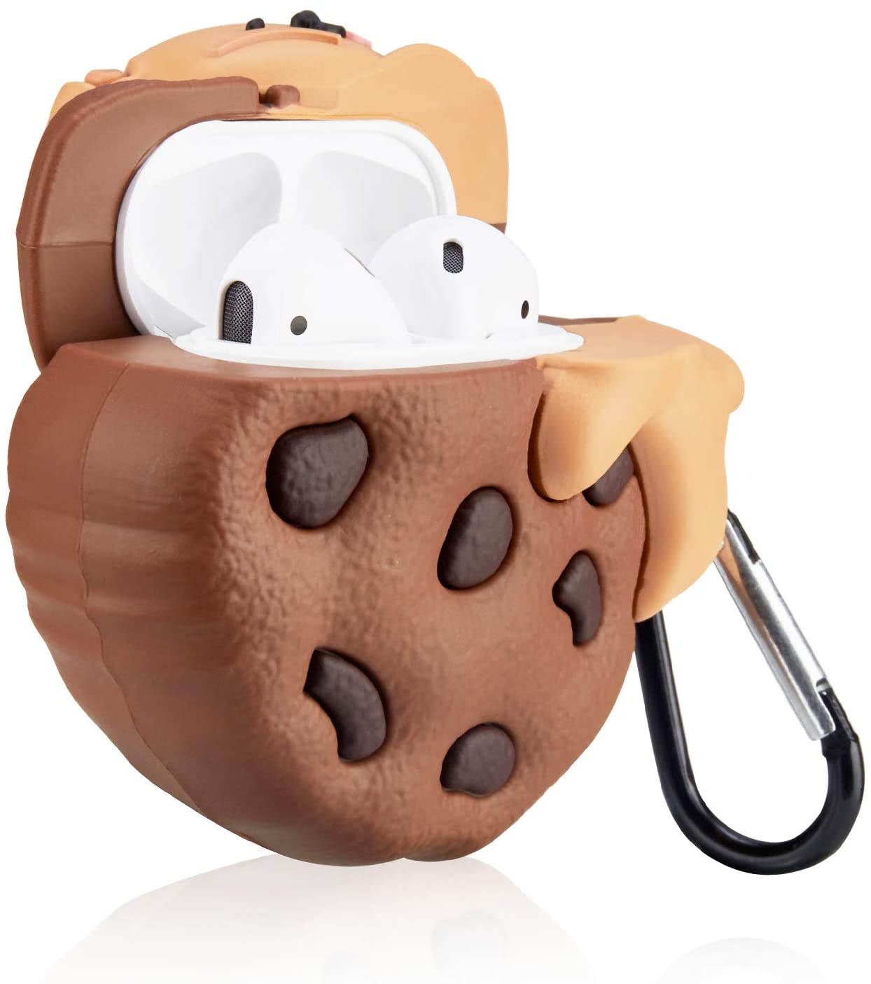 Bear Hugging Chocolate Cookie Airpods Case