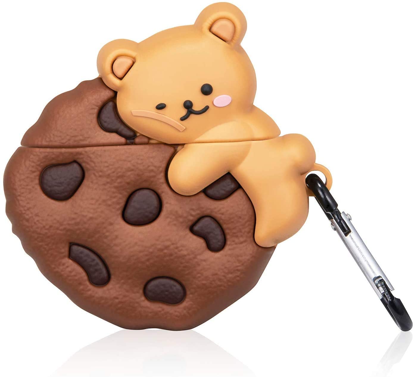 Bear Hugging Chocolate Cookie Apple Airpods & AirPods Pro Case-1