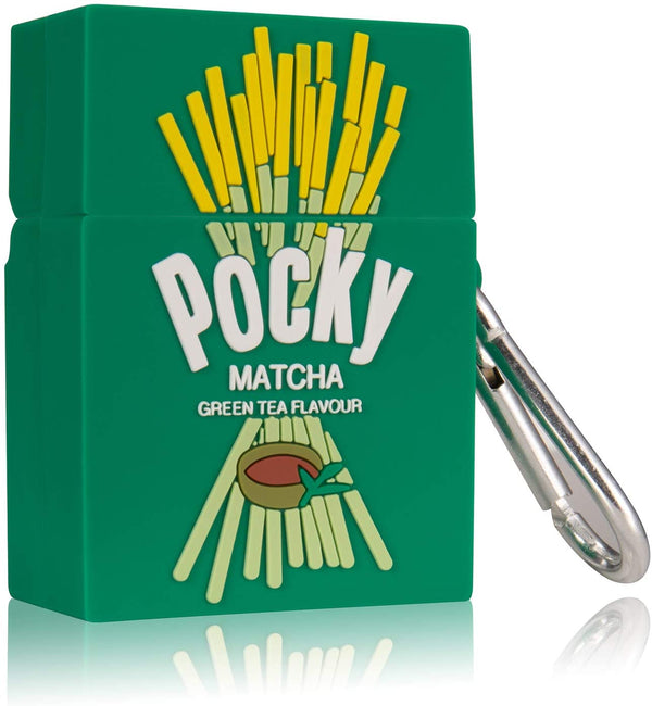 Green pocky sticks AirPods case - MiLottie