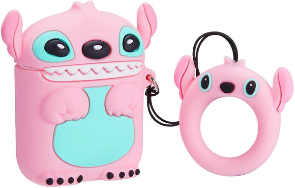 Pink Stitch Apple Airpods Case - Lottemi