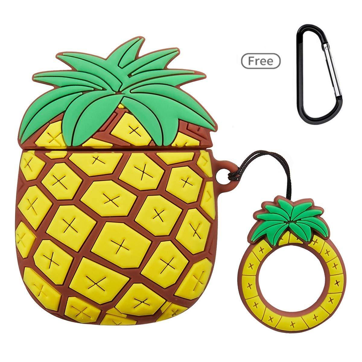 Brown Pineapple Apple Airpods Case - Lottemi