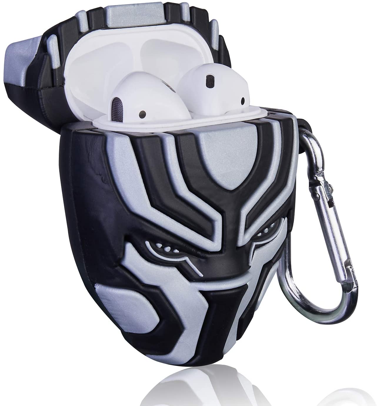 Black Panther Mask Airpods Case-2