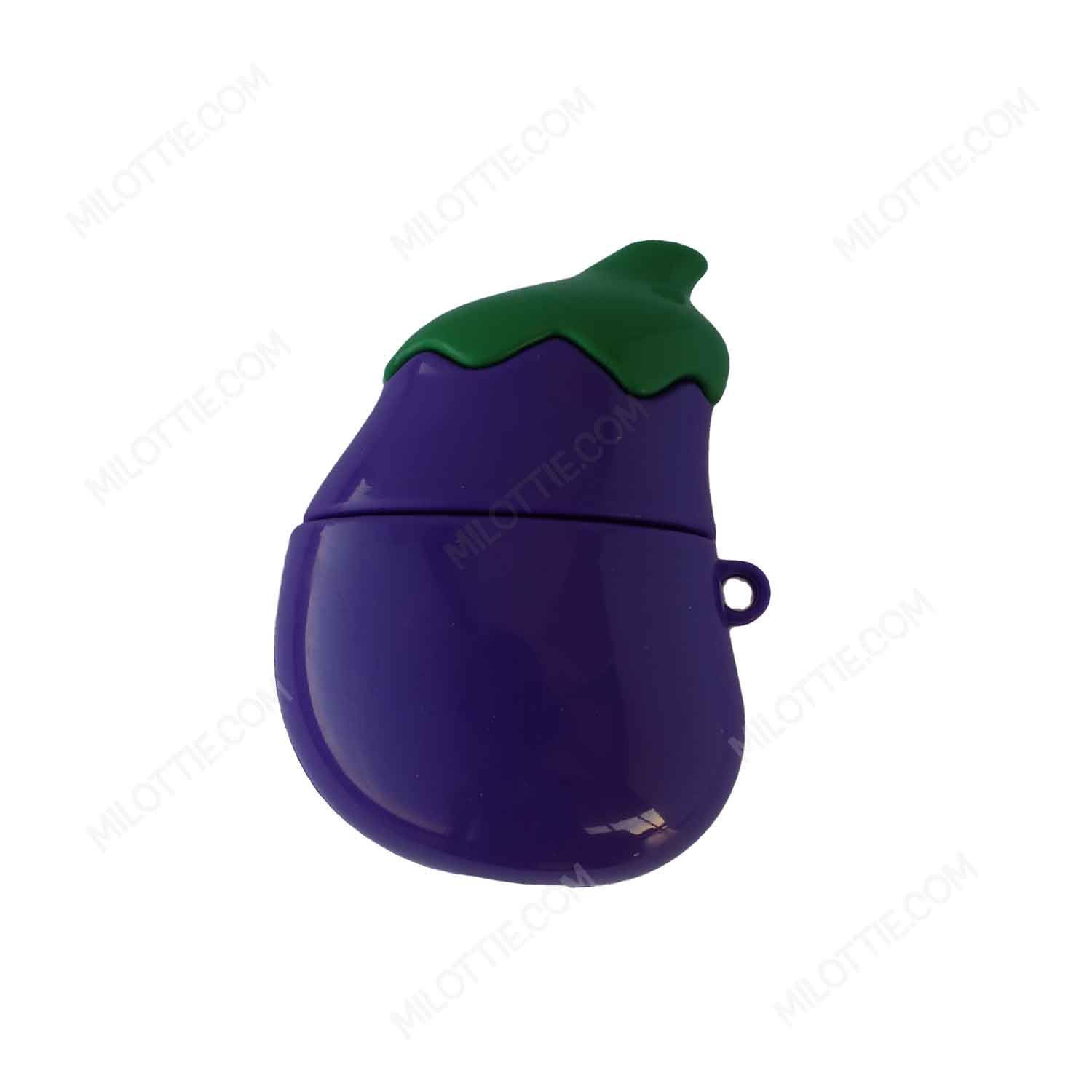 Eggplant Emoji Airpods Case