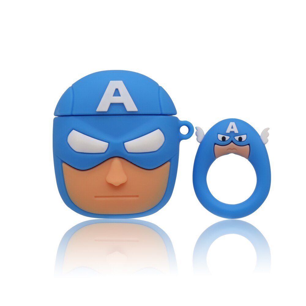 Captain America Avengers Apple Airpods Case-1
