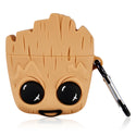 Avengers Groot detail Head Airpods Case