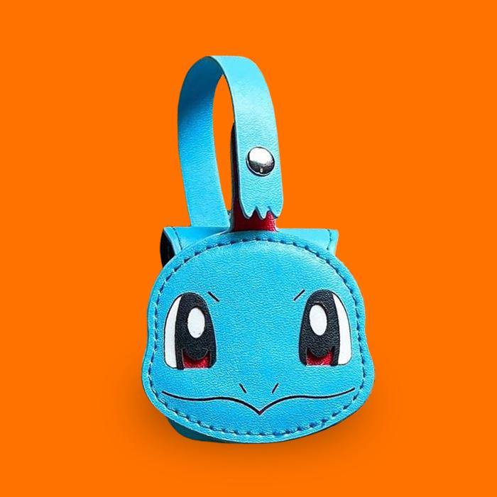 Squirtle Pokemon Apple Airpods Faux Leather Case - Lottemi