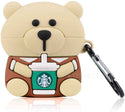 Starbucks bear coffee AirPods case - Milottie