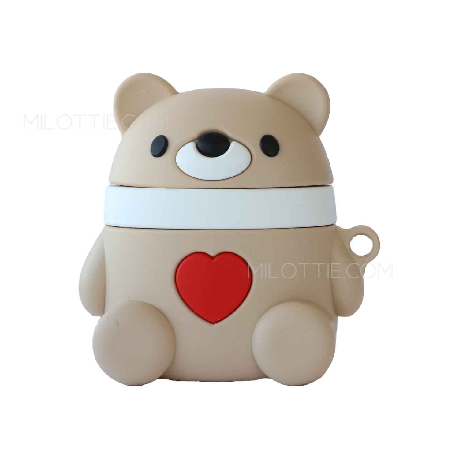 Sitting Bear Heart Assorted Airpods Case - 0