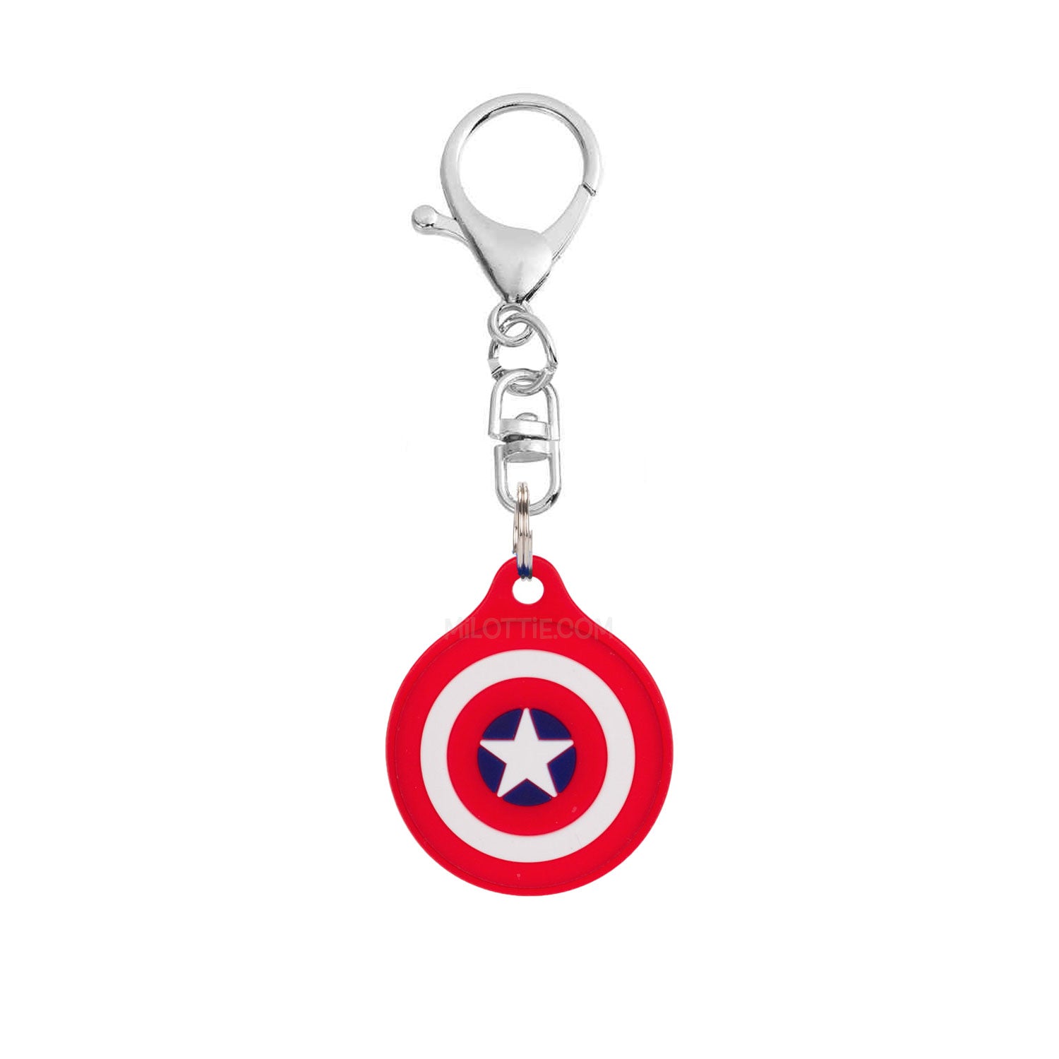 Captain America AirTag Case Key Chain