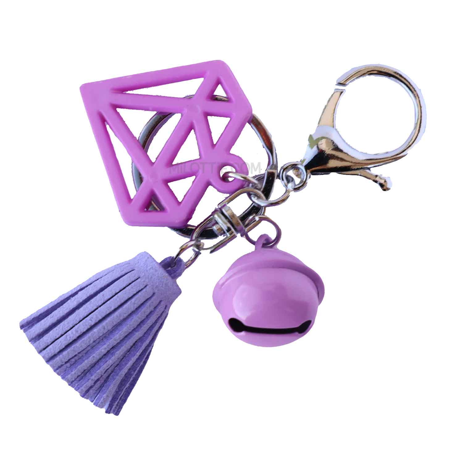 Buy purple Diamond Charms Assorted Key Chain
