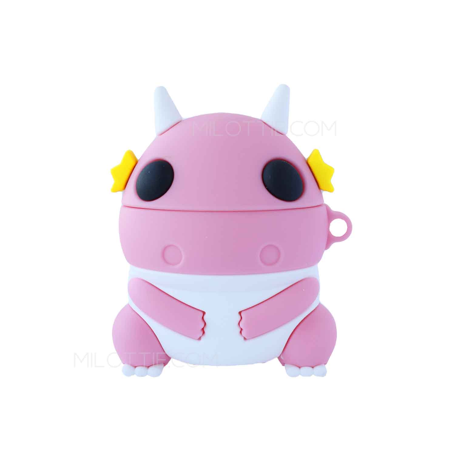 pink dinosaur AirPods case - Milottie