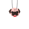pink bull dog key cover - milottie