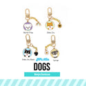 Dogs Assorted Enamel Key Chain