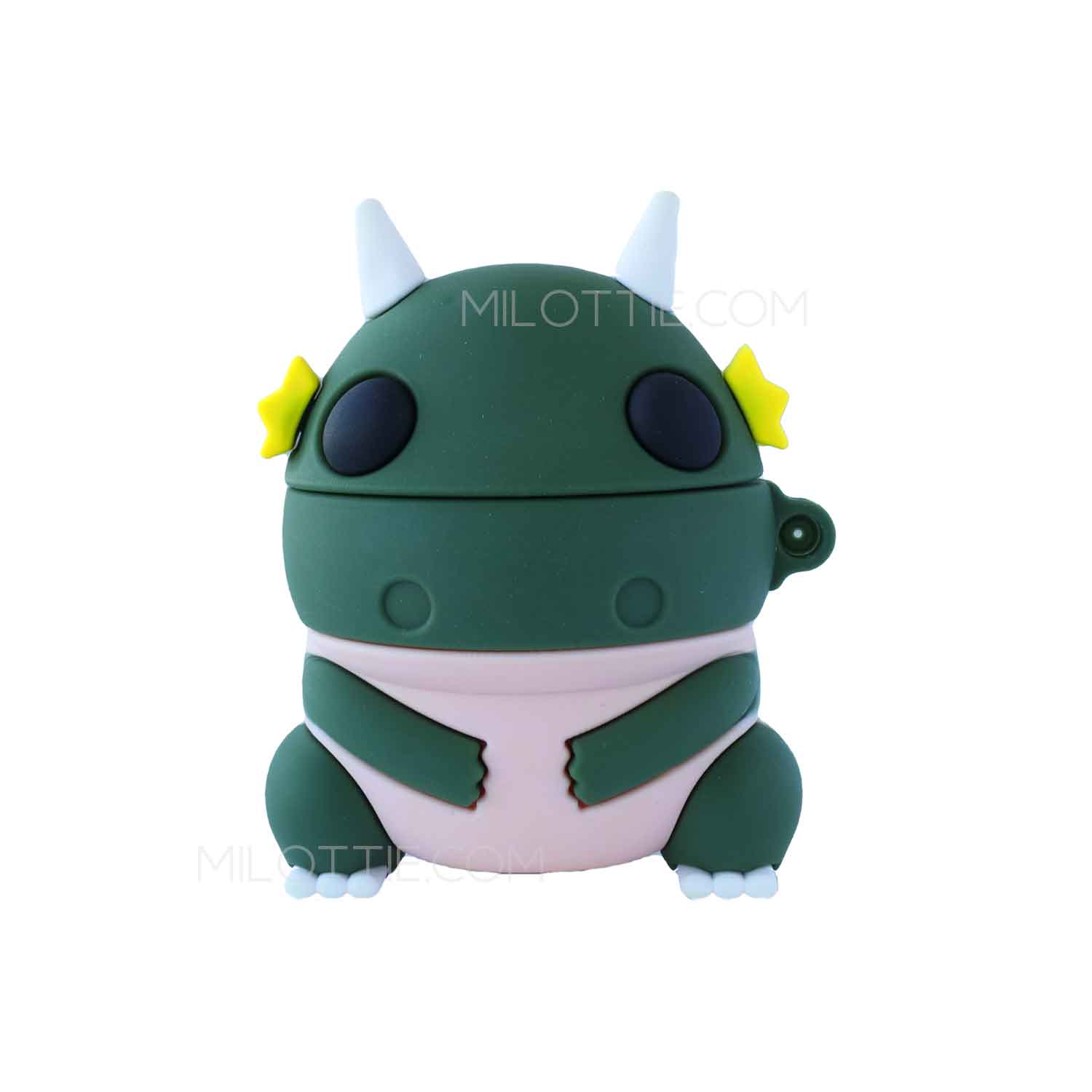 Green dinosaur airpods case - Milottie