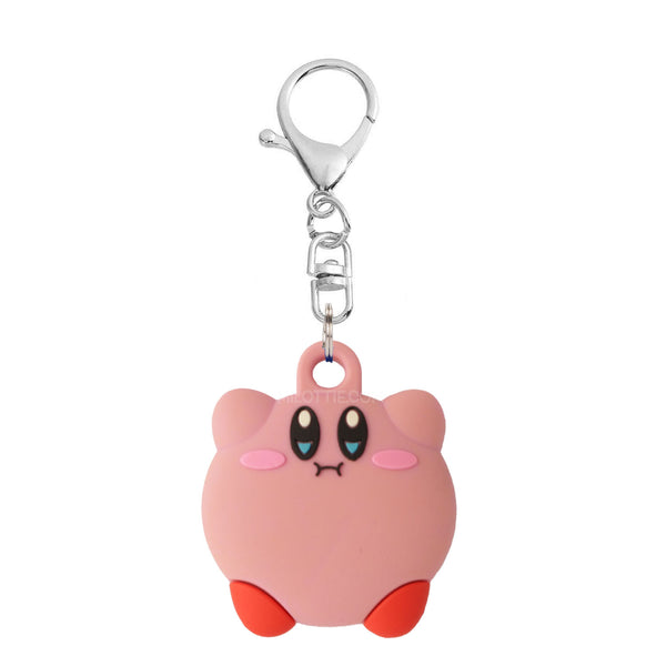 Kirby AirTag Case Key Chain