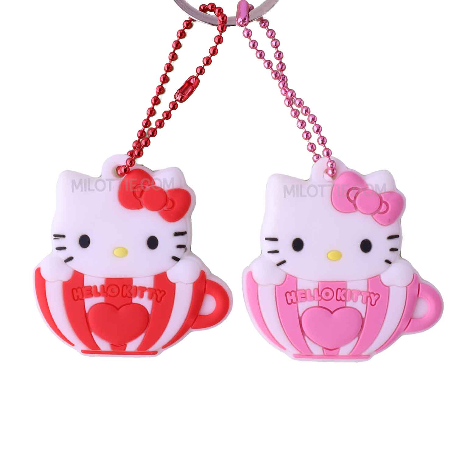 hello kitty in cups key covers - Milottie