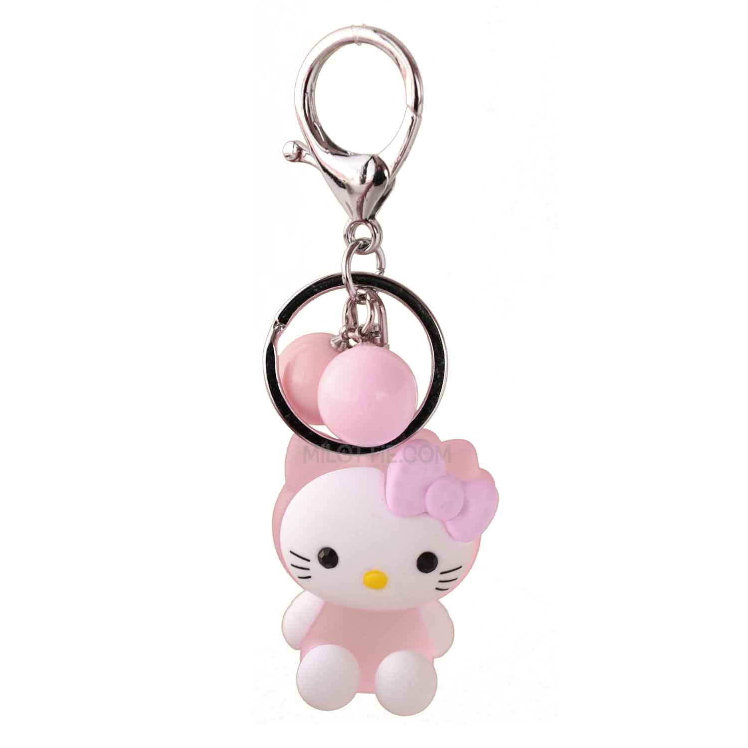 Pink hello kitty light up key chain - MiLottie
