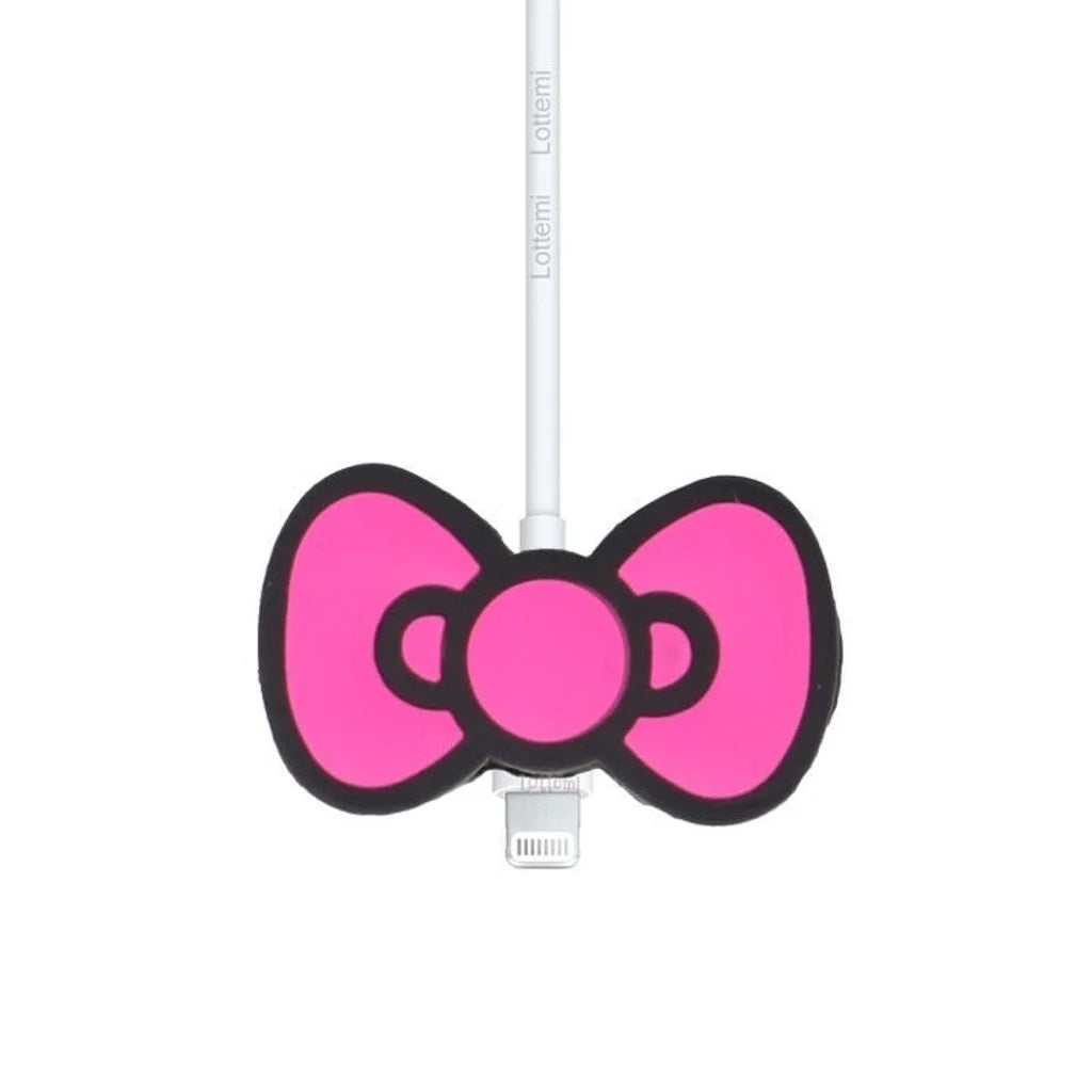 Pink bow lightning cable - Milottie