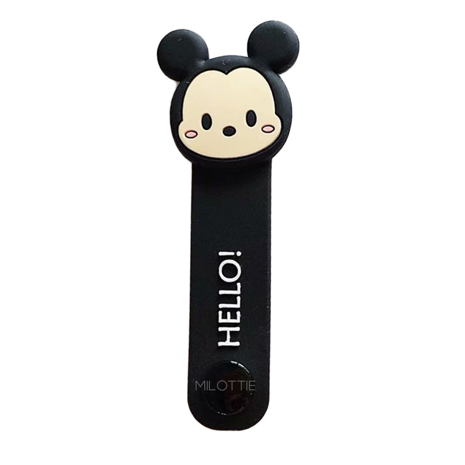 Mickey Mouse Snap Button Cable Organizer