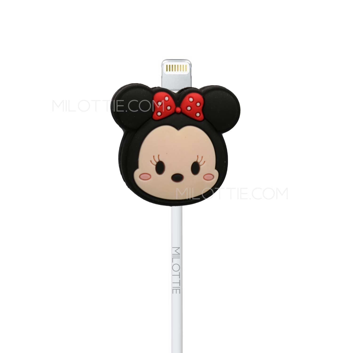 Minnie Mouse Head Cable Protector - 0