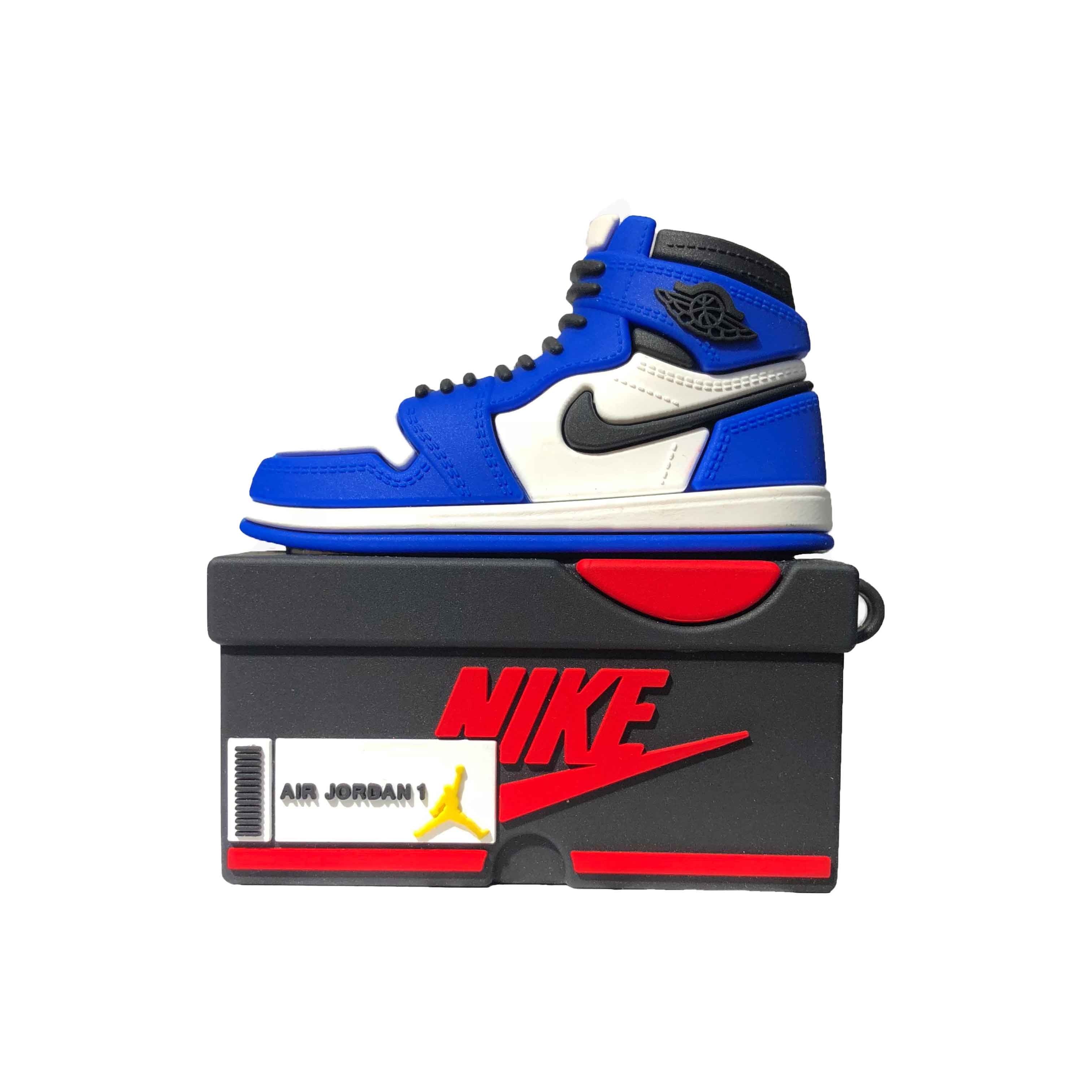 Buy blue 3D Nike Shoe with Box AirPods Case