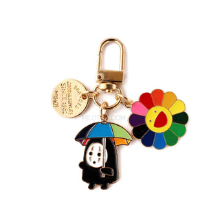 No face enamel key chain - Milottie