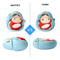 ponyo AirPods case comparing Milottie