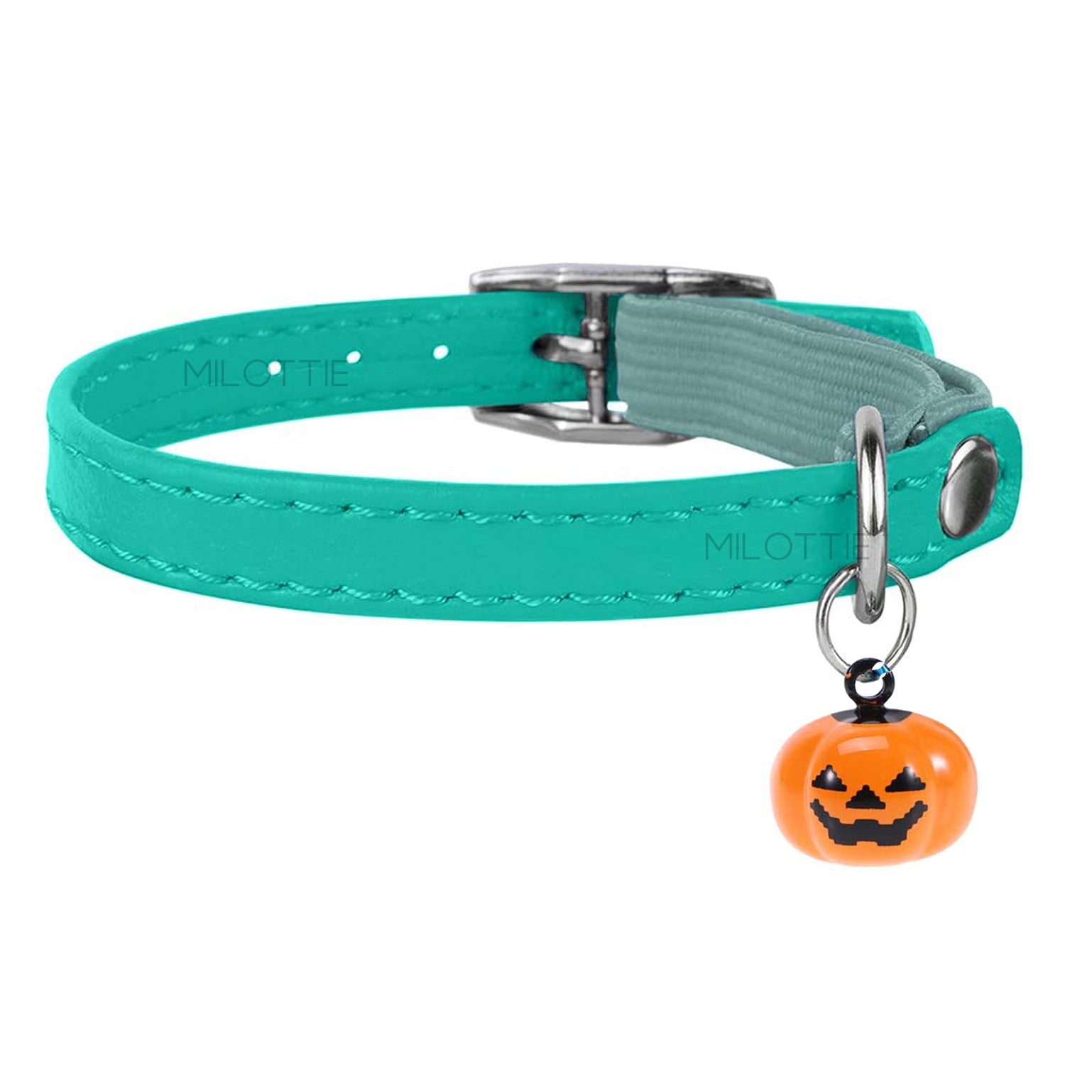 Jack O' Lantern Pumpkin Collar Bell - 0