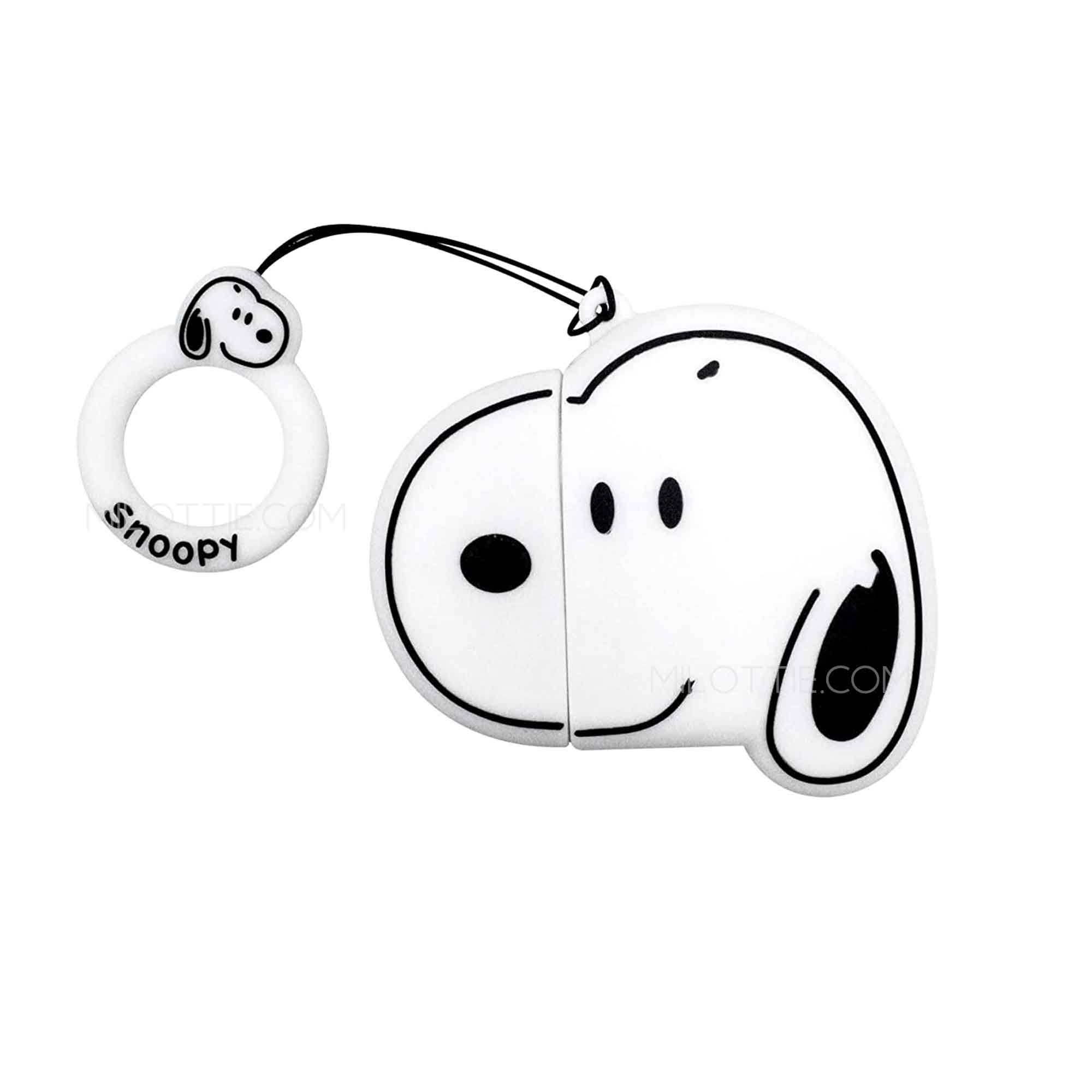 Peanuts Snoopy Head Airpods Case