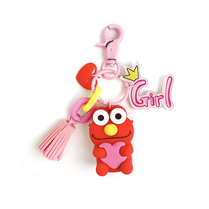 Elmo Key Chain with Charms