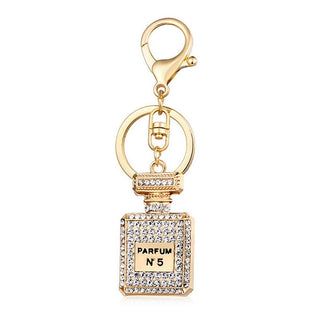 Buy white Perfume Bottle Keychain