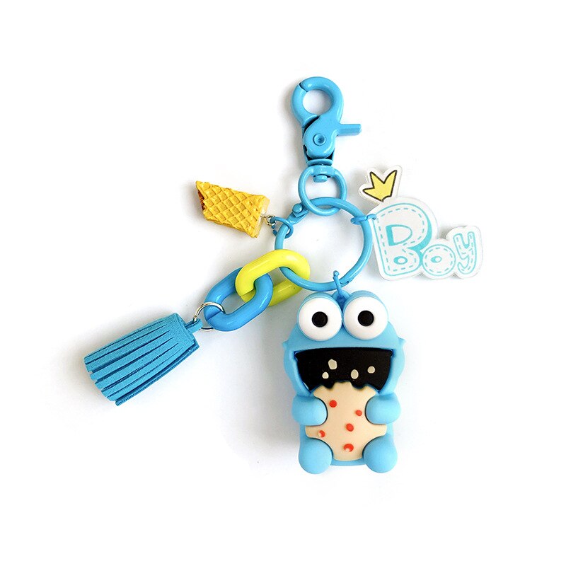 Cookie Monster Charms Key Chain