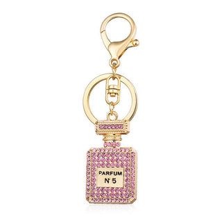 Buy pink Perfume Bottle Keychain